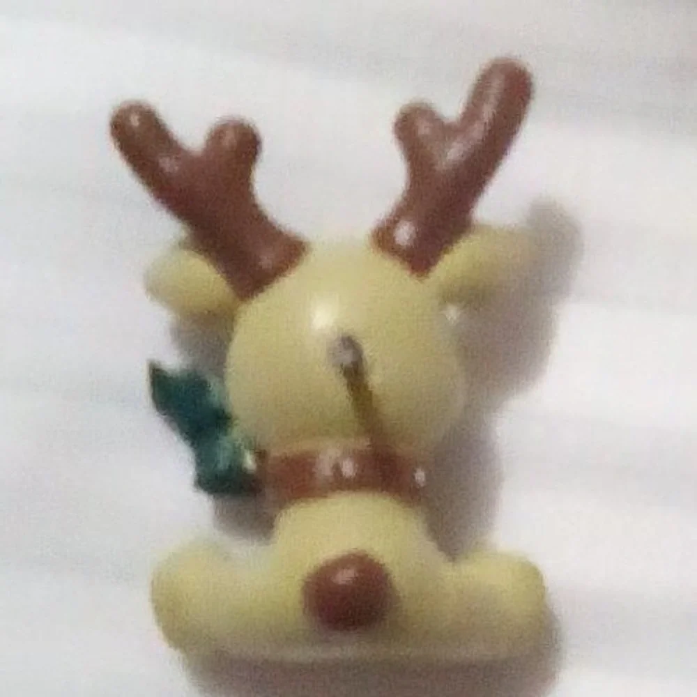 Vintage Santa Carrying a Candy Cane with Ringing Bells Red Enamel Gold Tone Pin+